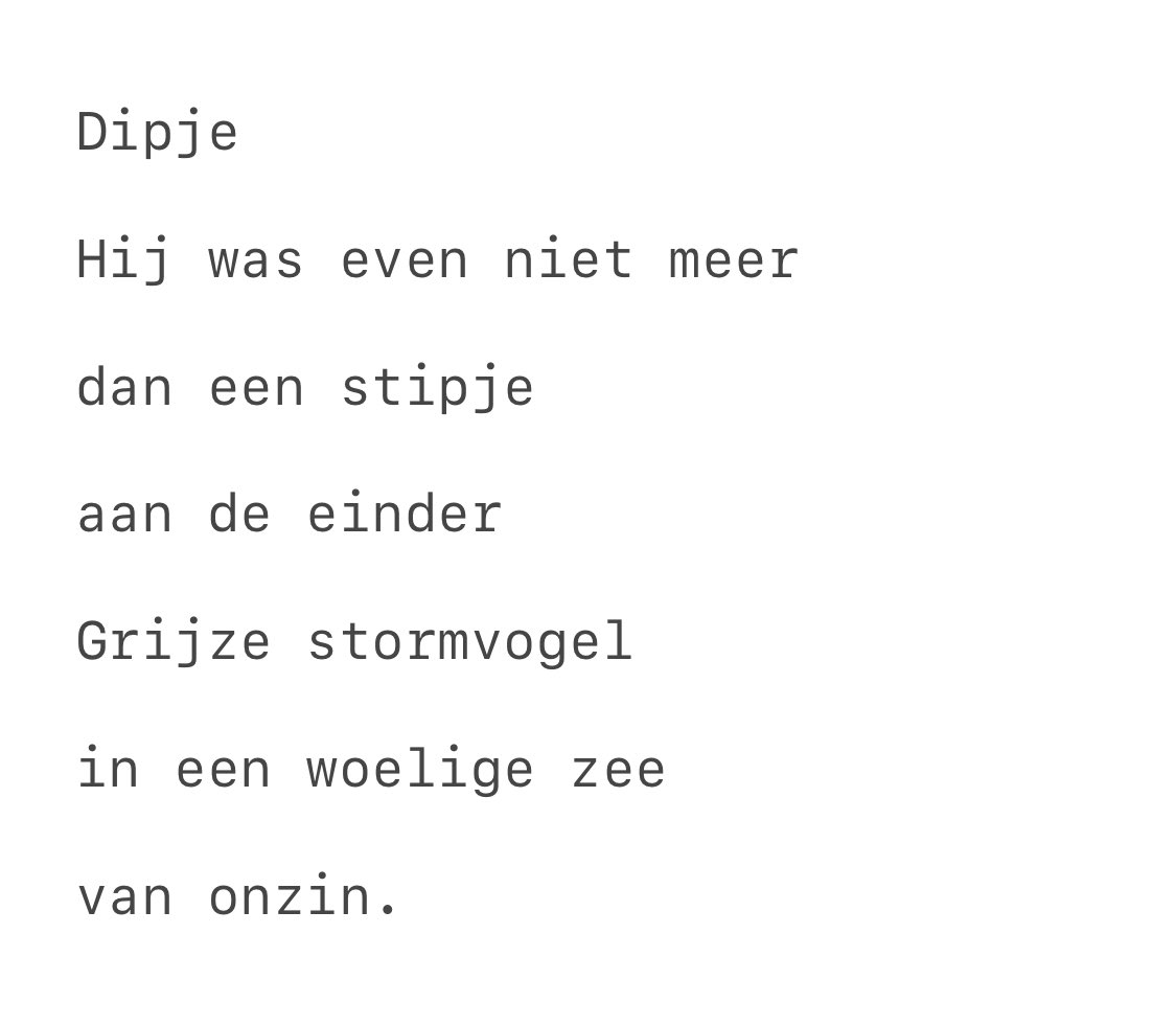 Dipje. #poezieweek #natuur #kortgedicht