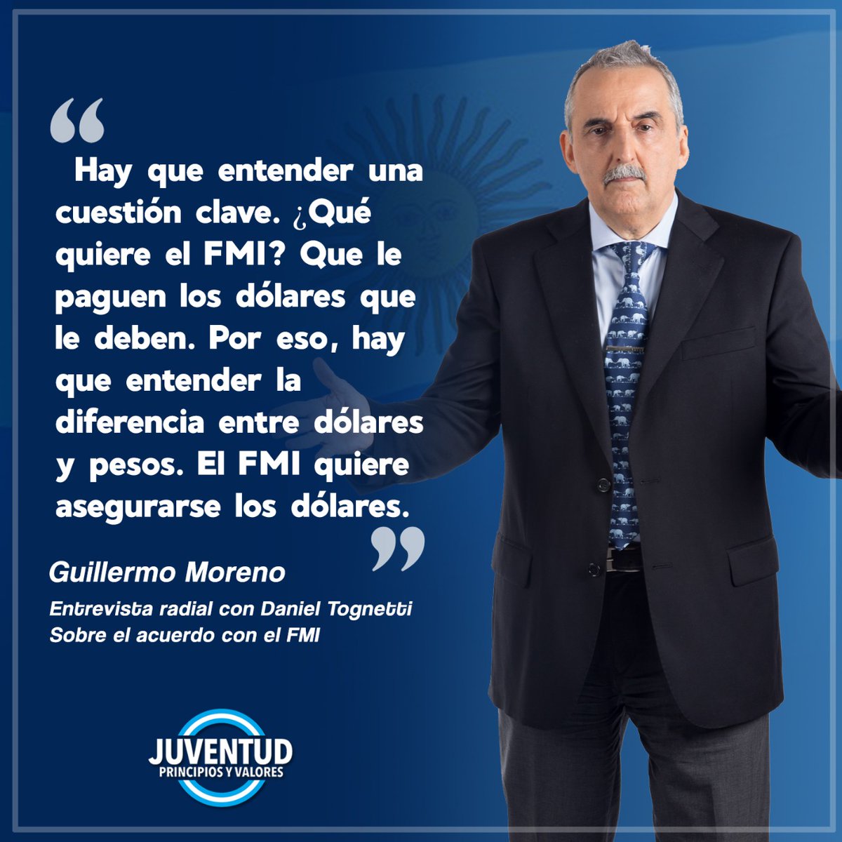 Resistentesok's tweet photo. SOBRE EL ACUERDO CON EL FONDO MONETARIO INTERNACIONAL.

Nuestro conductor, el Licenciado Guillermo Moreno se pronunció sobre el acuerdo que este gobierno socialdemócrata de Alberto Fernández llevó a cabo con el FMI y las graves consecuencias que traerá para nuestro pueblo.

#FMI https://t.co/0vtTng9Odp