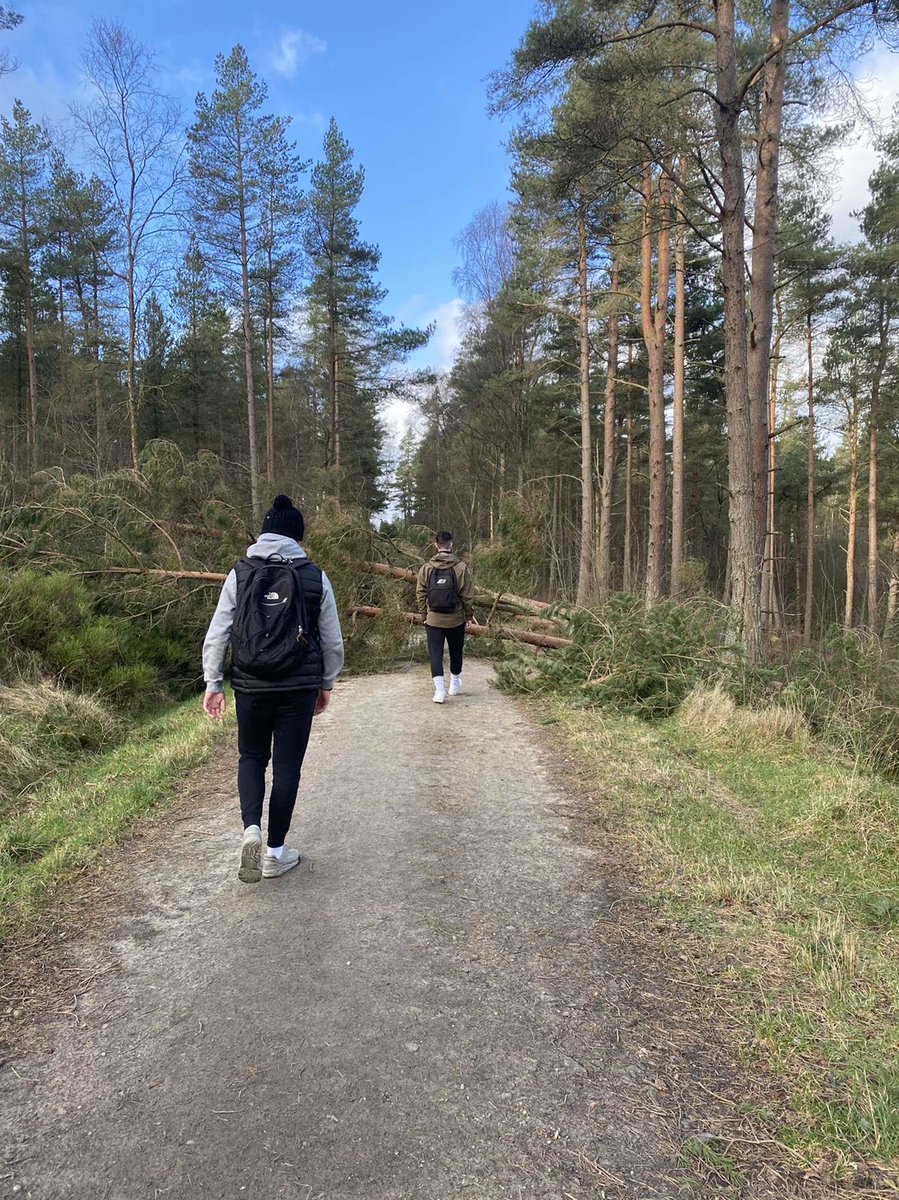sscunited's tweet photo. SSC lads took to hiking today embracing nature for once #Hikers https://t.co/UckEXs7i02