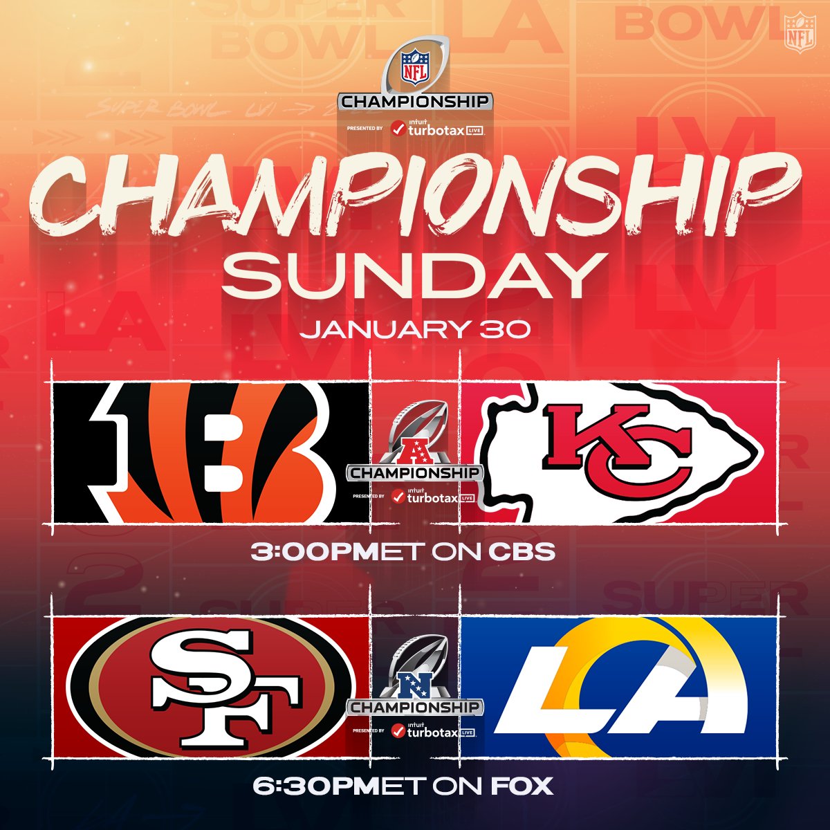 One more sleep until Championship Sunday. #NFLPlayoffs
