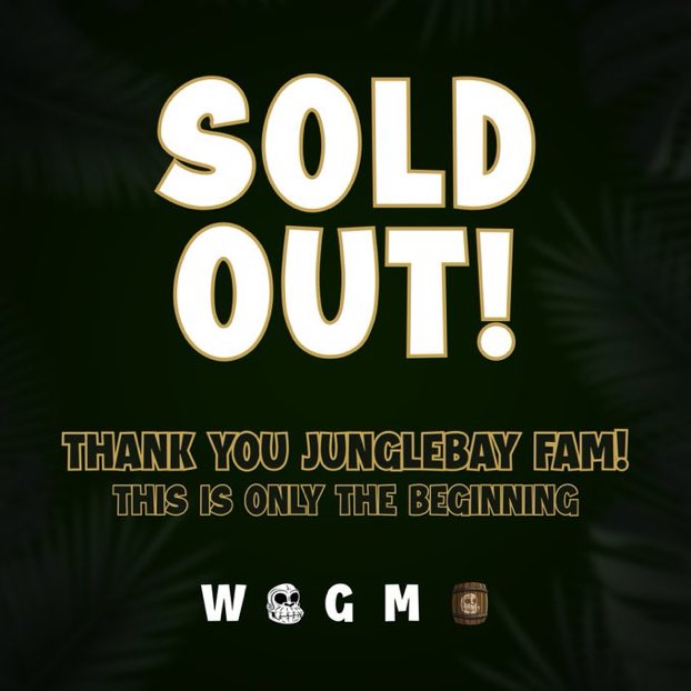 noamss7's tweet photo. @JungleBayAC #JBAC #Junglebayapeclub we are sold out🥳 come join us we are a unique community🔥 https://t.co/Ne3uH7h9Is