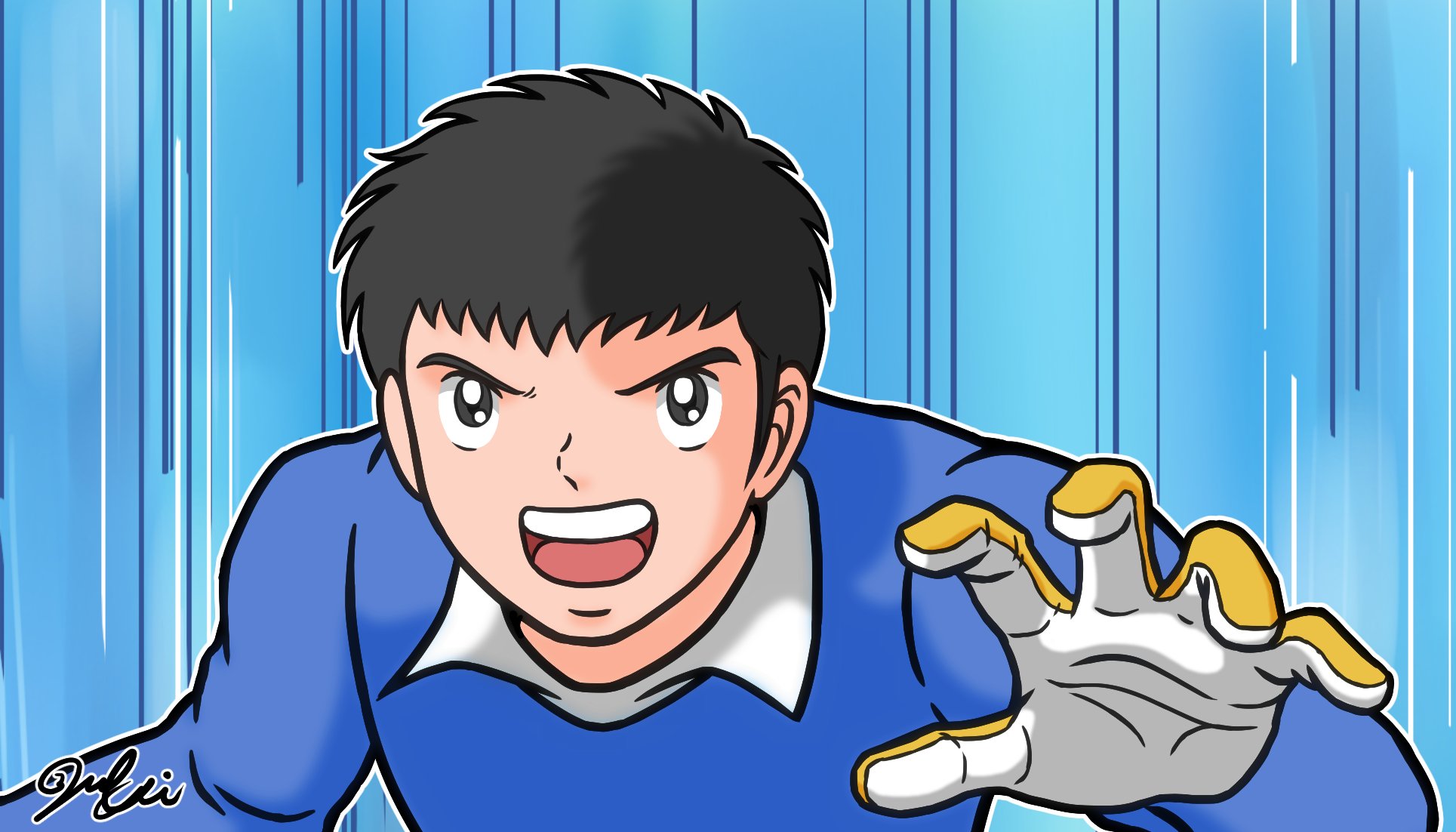 Uk そう何度も抜かれてたまるか キャプテン翼 森崎有三 ビックリマン キャプテン翼マガジンイラスト投稿 シール横丁 さん家祭り 昭和50年男 T Co Aqzsoet08c Twitter