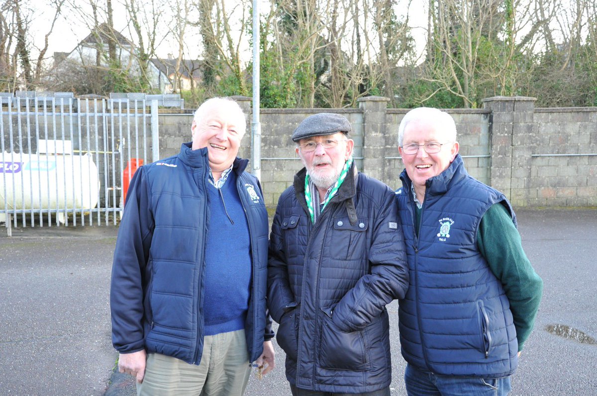 A moments silence will be held prior to the start of the game today in memory of our former Chairman Harold Behan (pictured centre) - who passed away during the week.

No doubt Harold will be watching down from the best seat of them all 💚

Ar dheis Dé go raibh a anam dílis 💚