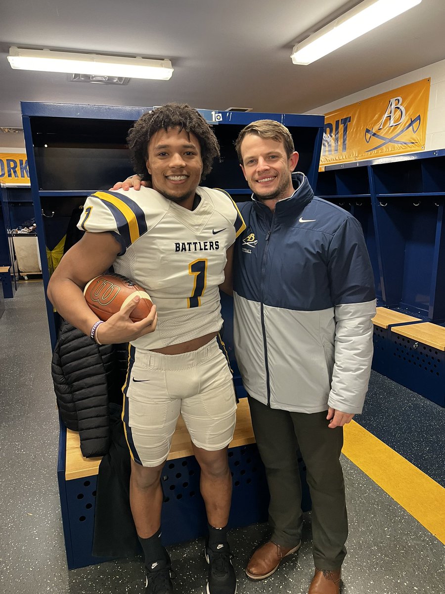 J_saunders20's tweet photo. Thank you @ABFootball @CoachEverhart for having me, I enjoyed the visit! https://t.co/IfAthZj0SO