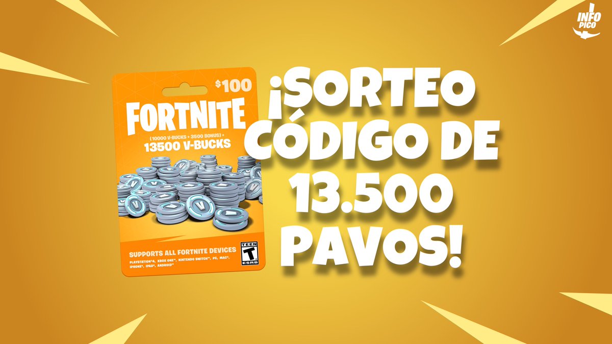 InfoFortniteES's tweet photo. ⭐️ ¡GRAN SORTEO DE UN CÓDIGO DE 13.500 PAVOS! ⭐️

REQUISITOS: 
- Seguir a @Freshyuchiha, @editseer e @InfoFortniteES 
- RT a este tuit
- Activar notificaciones

📅 ¡Dura 48 horas! 

¡Suerte a todos! 🍀 https://t.co/6X2YoeUqWv