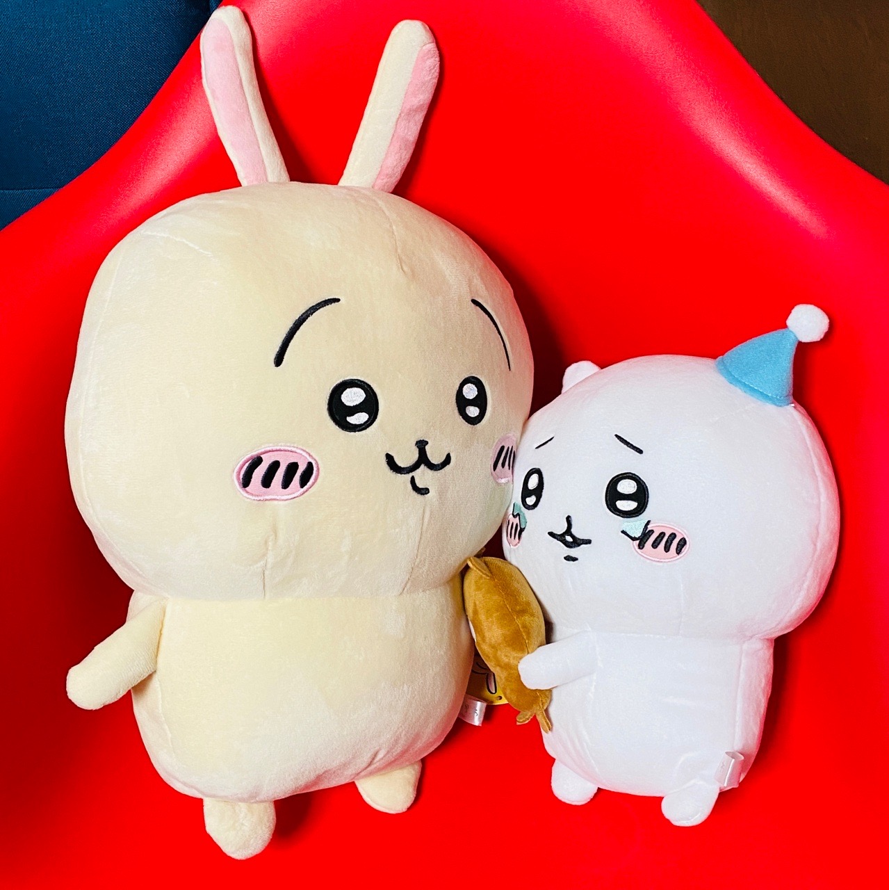 ちいかわ / ハチワレ /うさぎ / 超BIGぬいぐるみ ちいかわ スポーツ刈り ハチワレ 垂れ耳うさぎ 超BIGぬいぐるみ