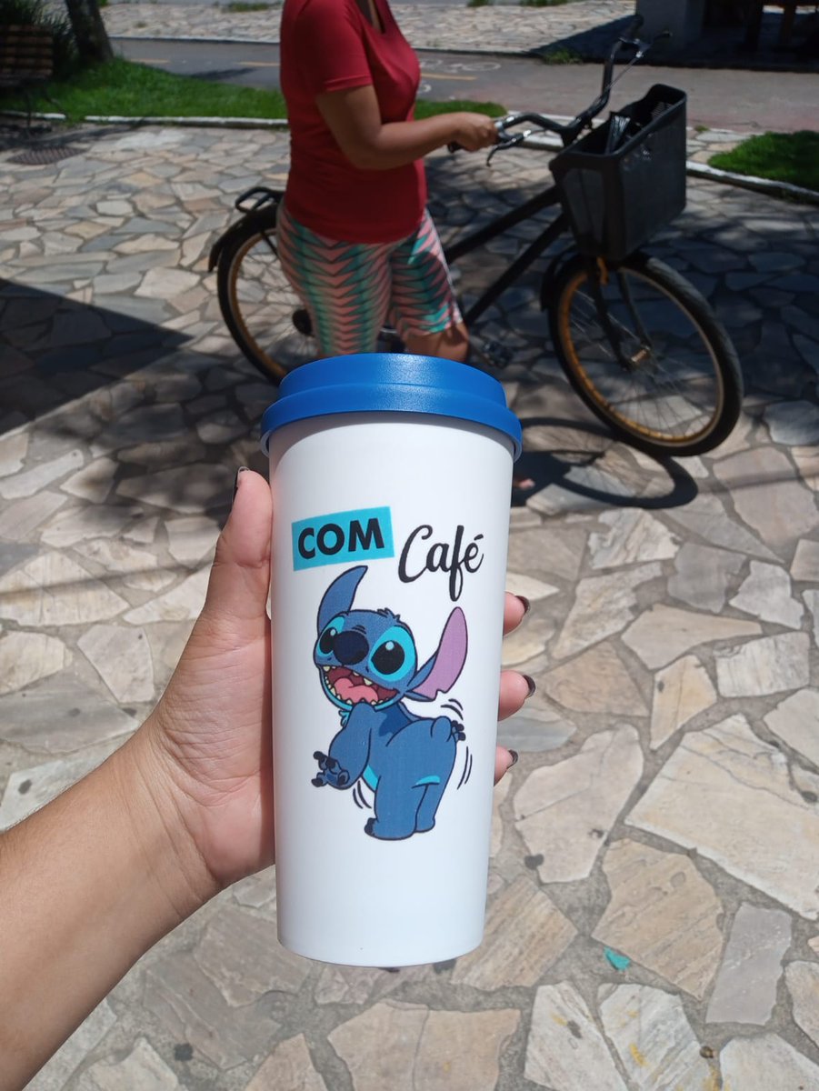blackmonkey66's tweet image. Copo Bucks stitch, 600ml, apenas R$25 😍😍