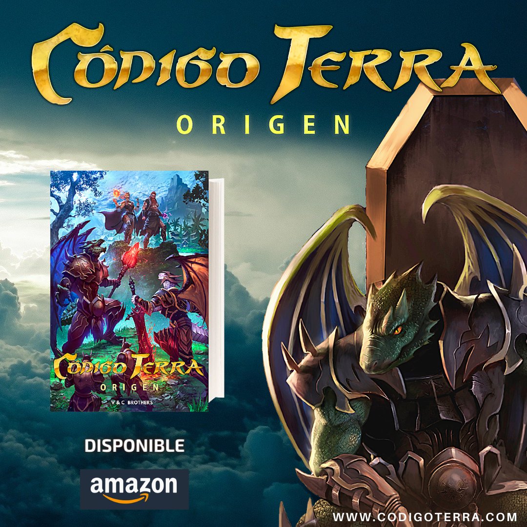Código Terra Origen 🐲😃📗
Primer volumen de la saga de fantasía épica y ciencia ficción.
Disponible en Amazon: amazon.es/CODIGO-TERRA-O…