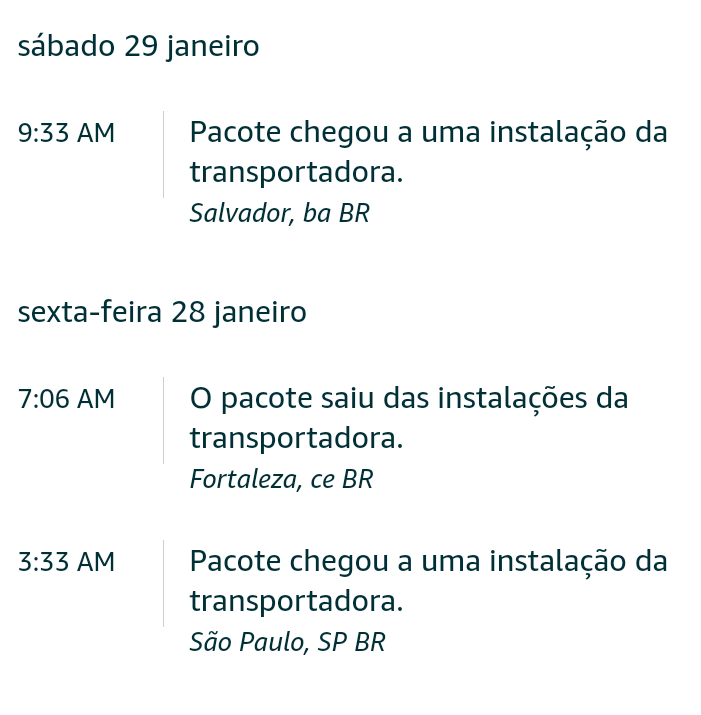 Atualizooou e chegou na minha cidade!!  Ainda tô na esperança #AmazonNoProcon
