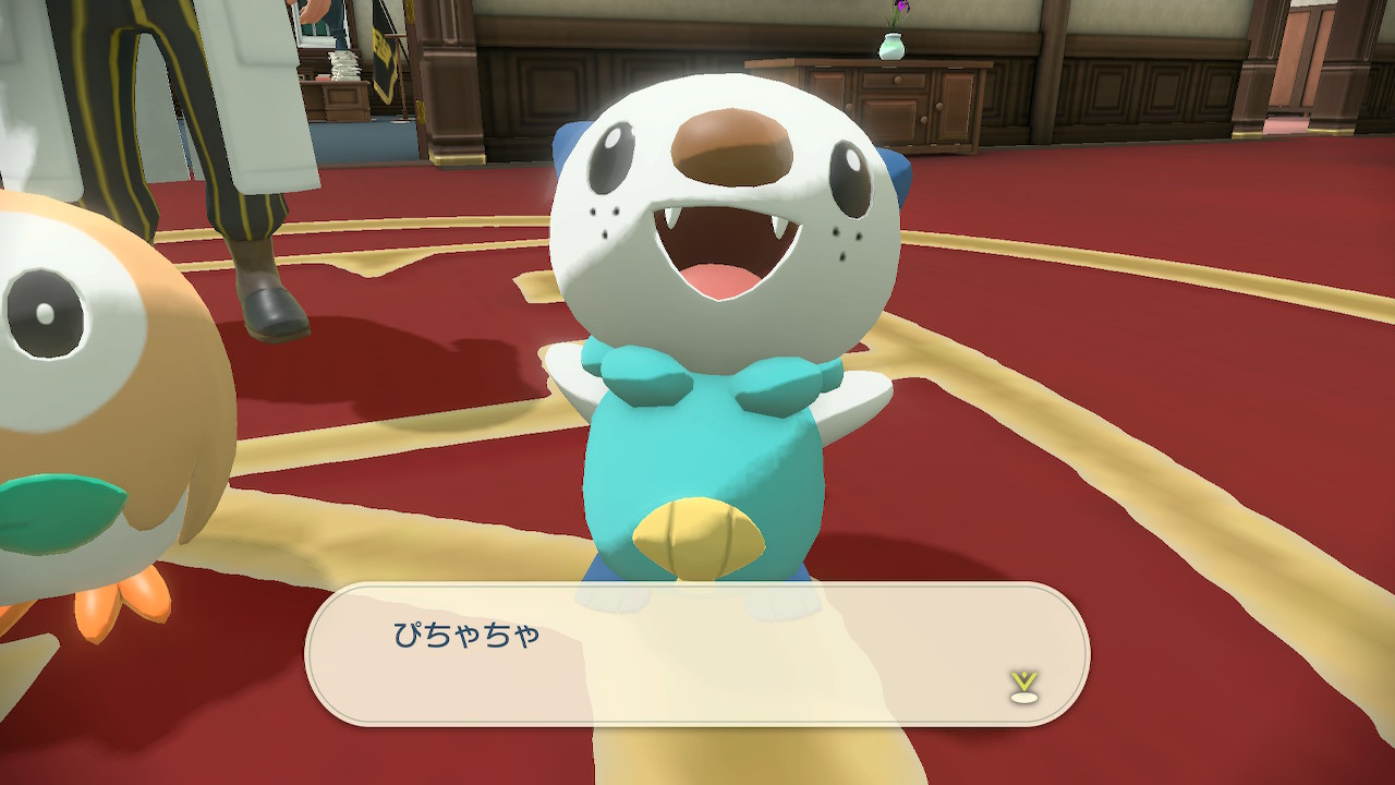 シタサンカク 最初のポケモンはミジュマルに決めた 因みにbwの時もミジュマルをパートナーにしました Pokemonlegends Nintendoswitch T Co Vfjll6tuyh Twitter