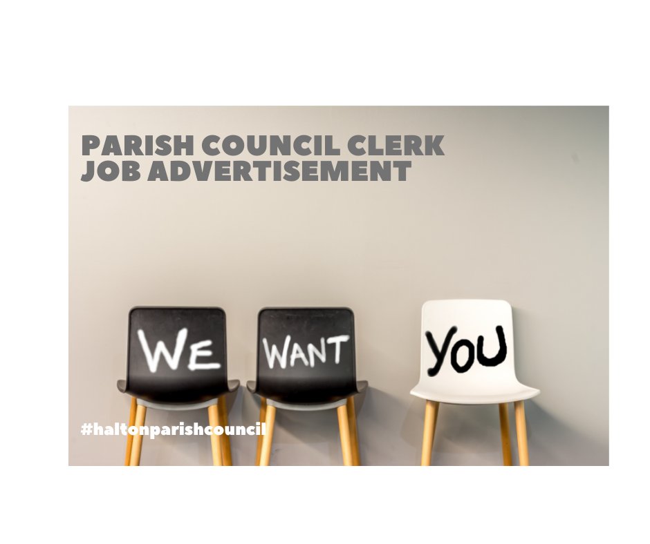 VillageHalton's tweet photo. If you enjoy a challenge and would relish a varied post where you can contribute to your local community, please email your details. Email your name, address &amp; contact number to clerk@haltonpc.org.uk for Job Description and to arrange an initial chat. #haltonparishcouncil https://t.co/qaekOLVZ4e