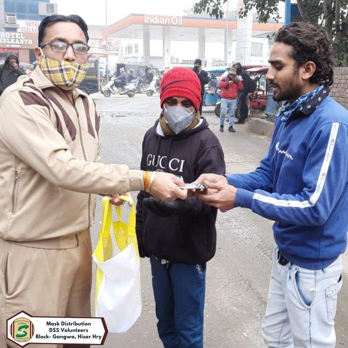 #MaskDistribution
#Covid19Prevention 
#FightAgainstCovid
#DeraSachaSauda
#SaintDrGurmeetRamRahimSinghJi
#SaintRamRahimJi
#BabaRamRahim
#SaintDrMSG
#GurmeetRamRahim
Inspired by Saint doc @Gurmeetramrahim singh ji insan ❣😍