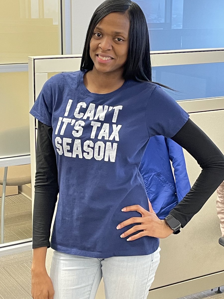 Lovin the smiles and dedication Zuleyka is bringin to this tax season!