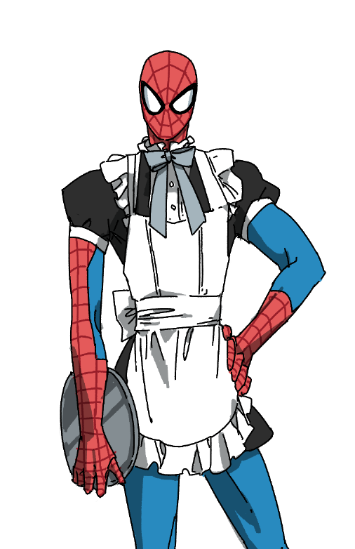 스파이더맨은 부끄럼 같은거 없어