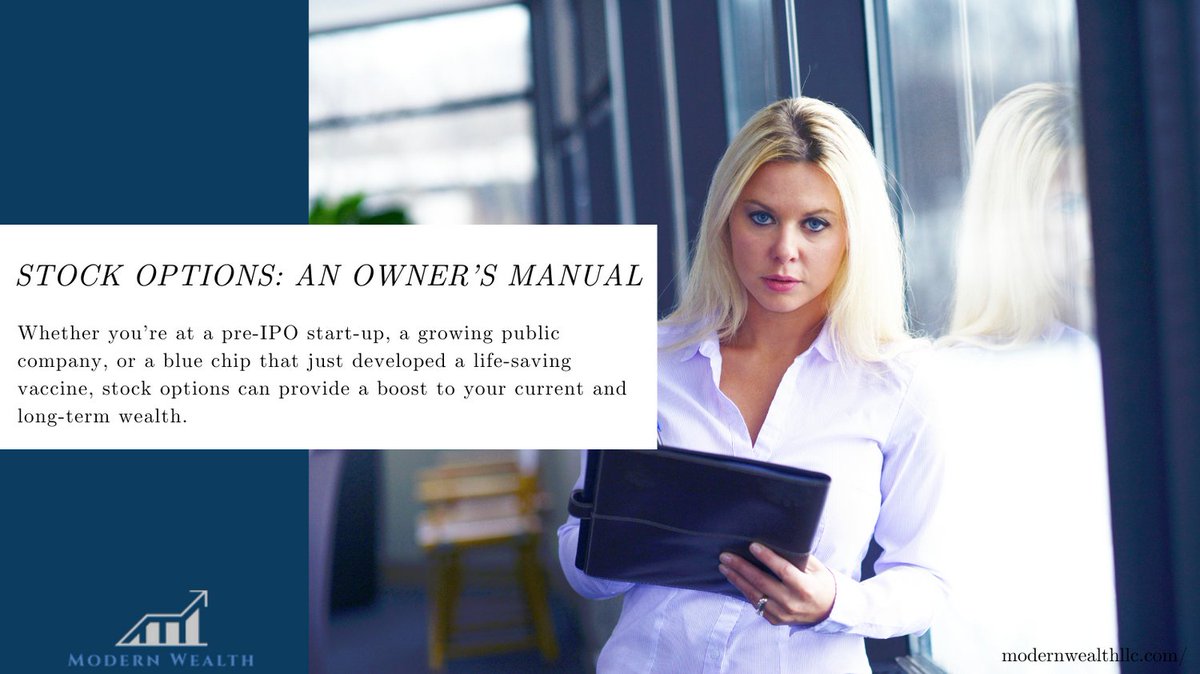 modernwealthllc's tweet photo. Check out our #blog Stock Options: An Ownerβs Manual here π
https://t.co/RVF1HZoC2M
#inspirewealth #financialplan #financialplanner #stockoptions #wealth https://t.co/6Nq8LHEezA