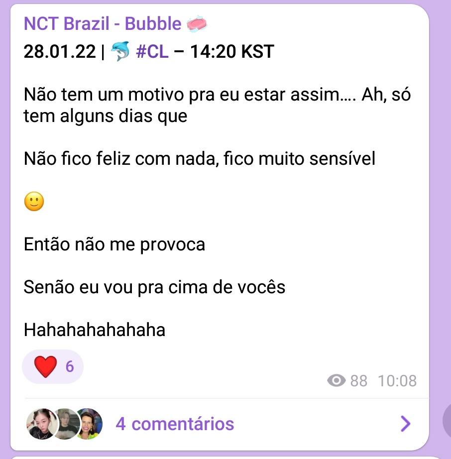 NCTBrazil_'s tweet photo. @gaydospopes_pt ele só tava comentando que tem dias em que ele fica mais sensível e que isso é normal - e realmente é! não teve um motivo específico. https://t.co/S9rXnie42M
