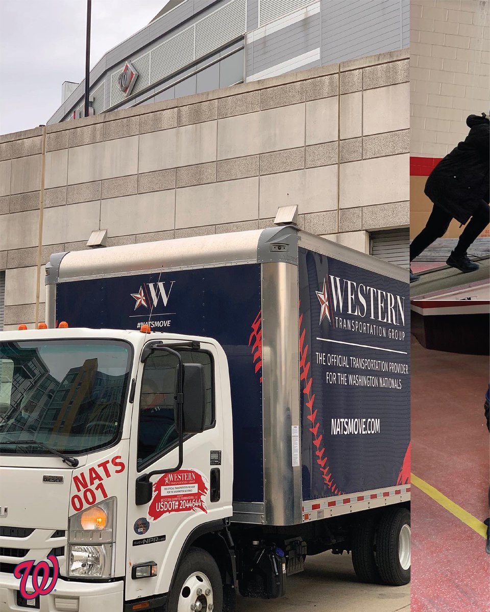 MoveNats's tweet photo. Packed up, loaded and ready to go. Florida, here we come! #NatsMove @Nationals https://t.co/7WGKaBLErD