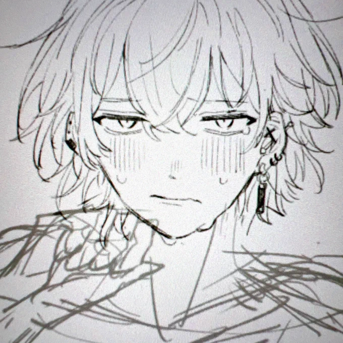 にとのえっちな顔描けたから見て 