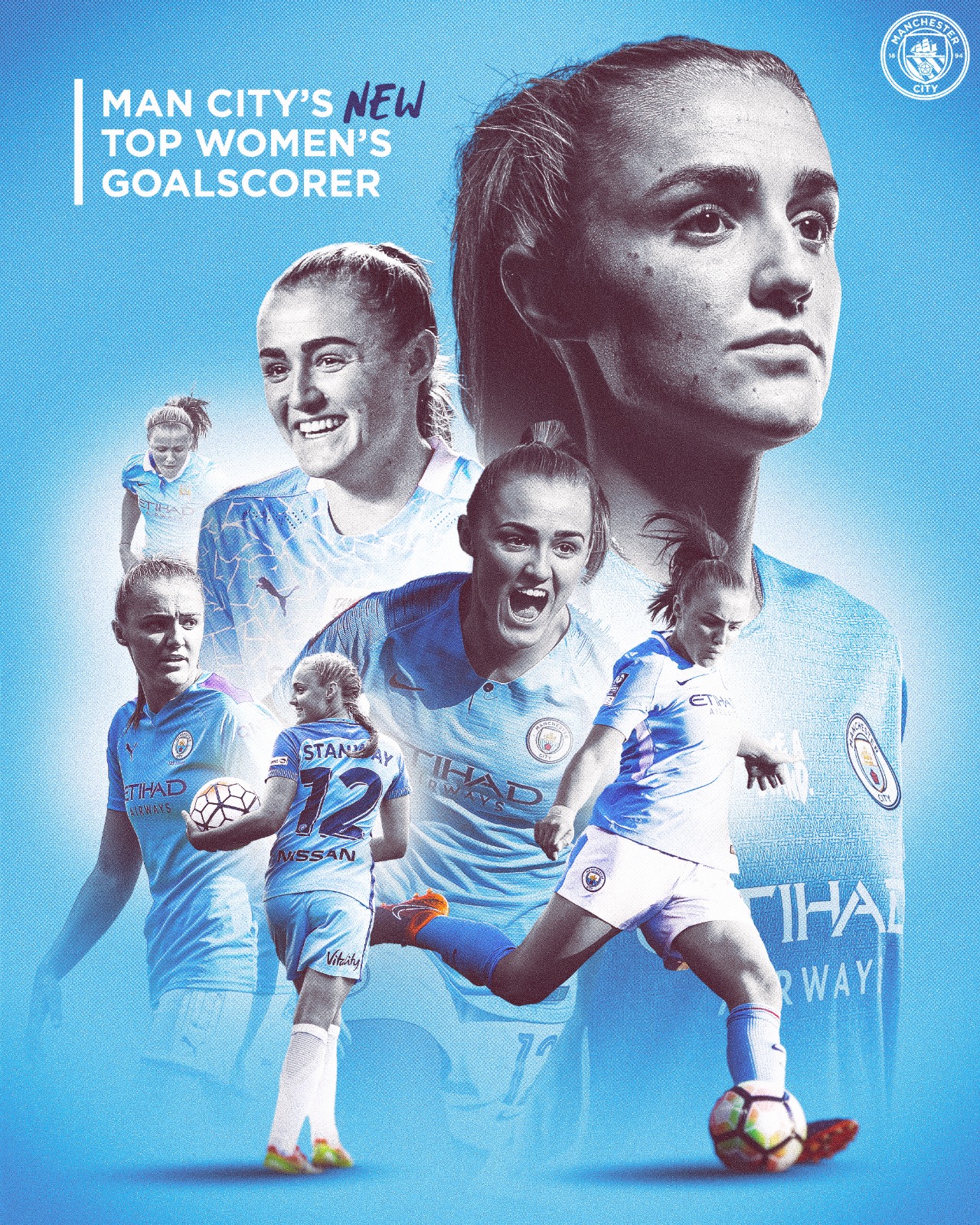Man City Women on Twitter "HISTORY MAKER!!! 🤩🤩 🔴 07 🔵 ManCity https