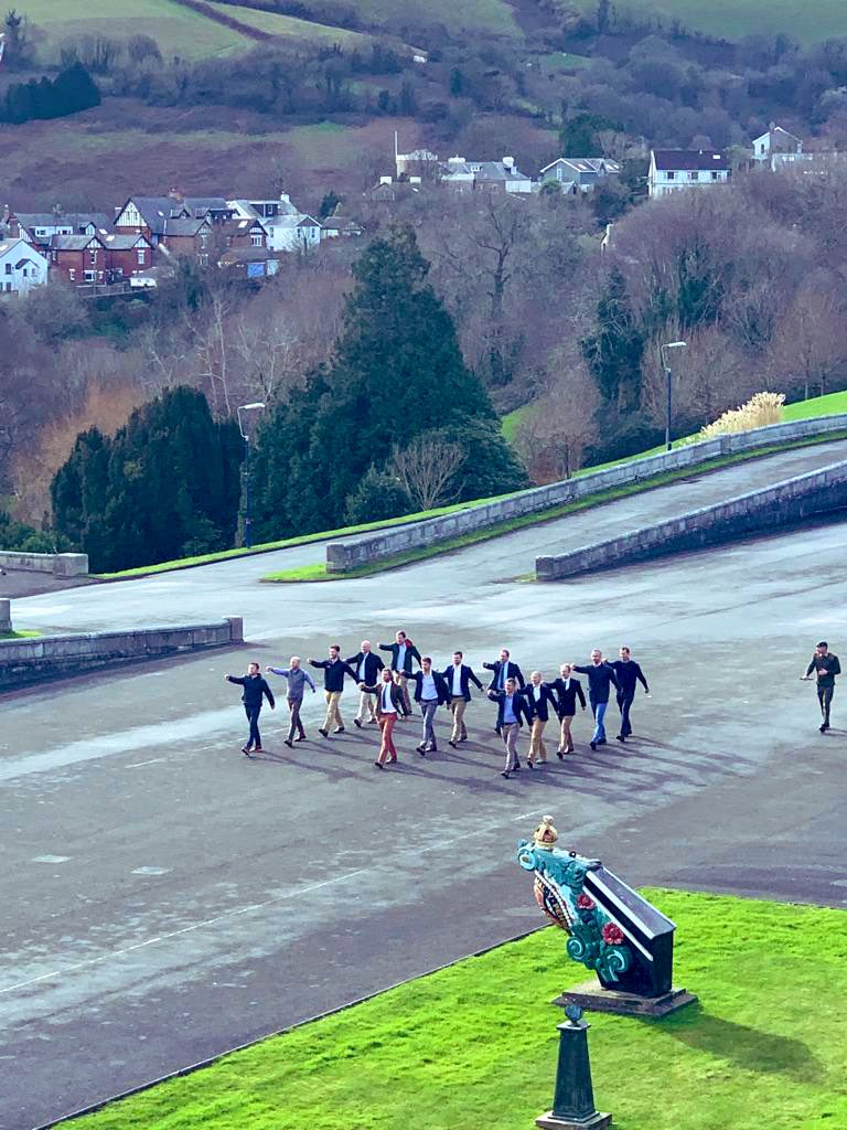 Another busy day <a href="/DartmouthBRNC/">Britannia Royal Naval College</a>. Wonderful to welcome back the 2002 entry of @FAA_RN Officers for their 20th reunion. 

Despite the years an impressive marching display 👍

#madeintheroyalnavy