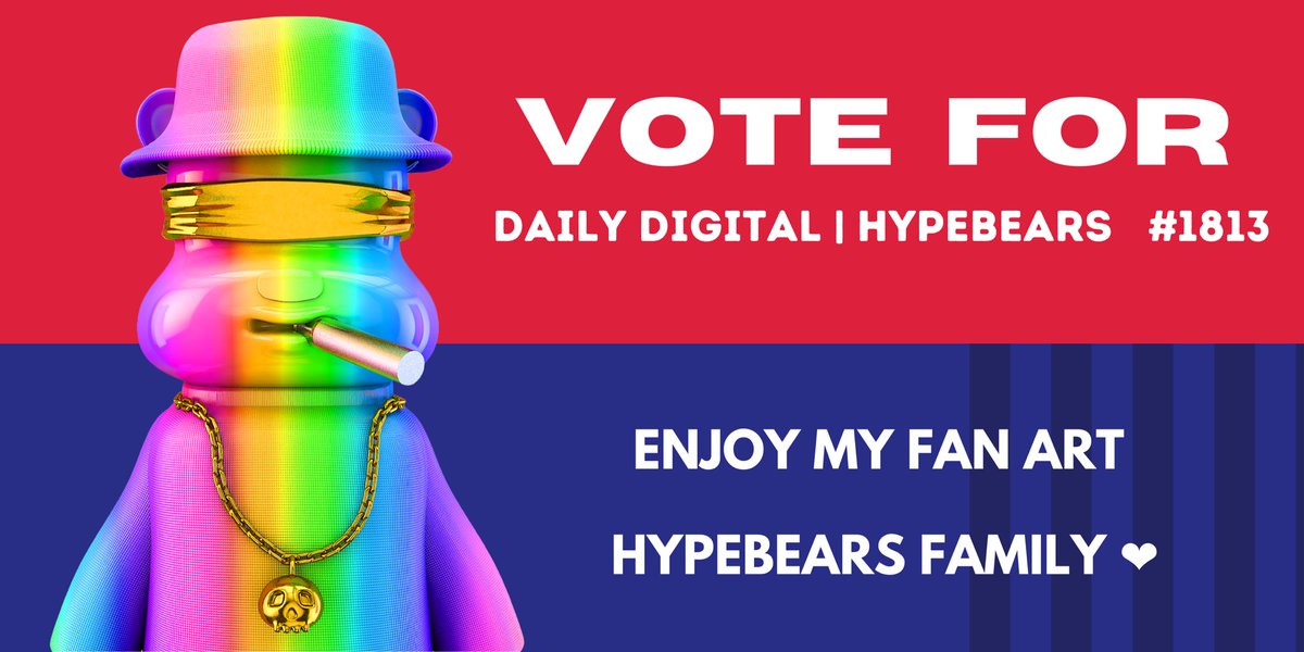 Daily_Digital_'s tweet photo. @jpegenthusiast_ Hype Bears is unique, it's special, something the metaverse needs. I love the whole community and the team of course.🐻

You guys are my family💙
[ Hope I can join the WL family too ]

Staying positive and follow @jpegenthusiast_ @hypebearsclub 

@ DAILY DIGITAL | HYPEBEARS #1813 https://t.co/HvtqgwvJKy