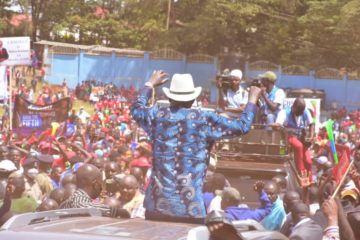HonAliKorane's tweet photo. Addressed the ‘Azimio Mtaani Murang’a’ rally that was presided over by H.E @RailaOdinga at the Ihura Stadium, Muranga.
#AzimioMtaaniMuranga https://t.co/NHj6AA6hpY