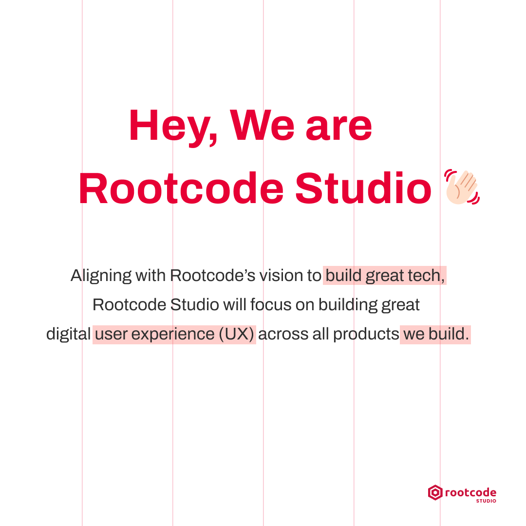 rootcode_studio's tweet image. Hello, we are Rootcode Studio 👋

#rootcodestudio #rootcodestudiolaunch