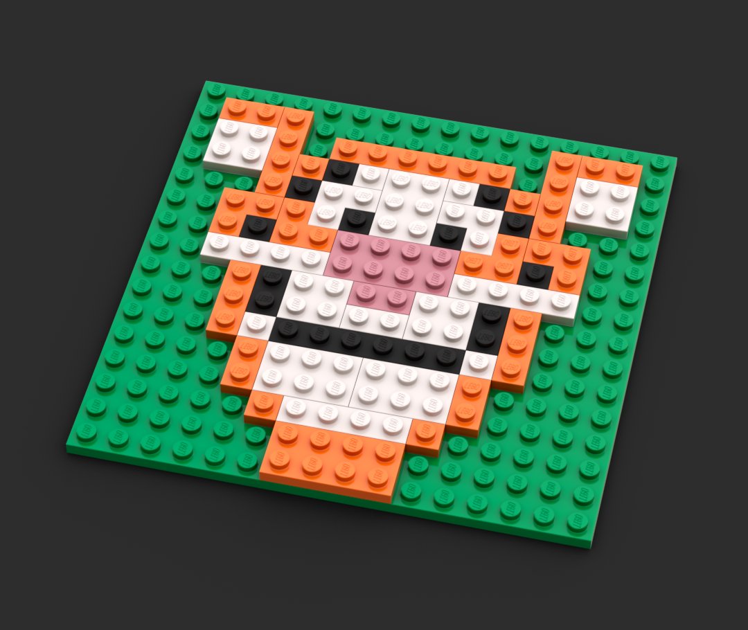 DaftDroid's tweet photo. Tigger 
#Legoideas #Mosaic #legorender #lego3d #lego #legofan #legofun #legocharacter #legobuild #legomosaic https://t.co/eomVaNBvTU