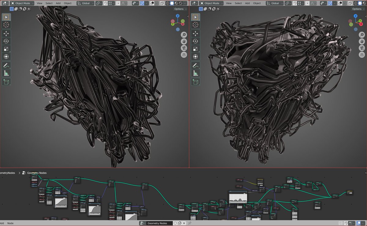 fxztdede's tweet photo. 2022.1.29 GN  机甲脑壳验证尝试--4
#Blender #geometrynodes https://t.co/NXInunrT6d