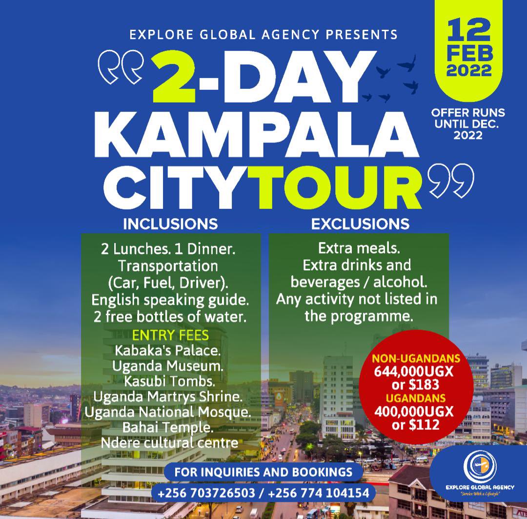 Exploreglobala's tweet photo. Kampala is Uganda's capital and it’s 
Teeming with rich culture and friendly people , kampala City Offers a wide range of experiences to tourists who take time to explore it . 

Here at Explore Global Agency we offering a 2 day Kampala Tour to one of the top tourism places. 🗺🚎 https://t.co/A59UVSwzAF