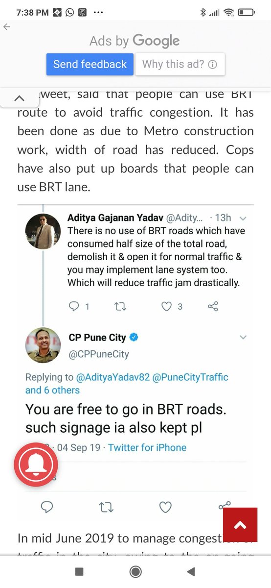 ActorKKC's tweet photo. @ahujasun @PuneCityPolice @CPPuneCity @PMOIndia @CMOMaharashtra Do Check the twit and article. https://t.co/lEgp47yy9D