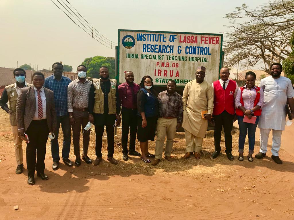 ObiSinatra's tweet photo. Technical and Advocacy working visit to @USCDCNIGERIA and @NCDCgov to Edo State on strengthening response to #LassaFever https://t.co/0wmOSh5jo7