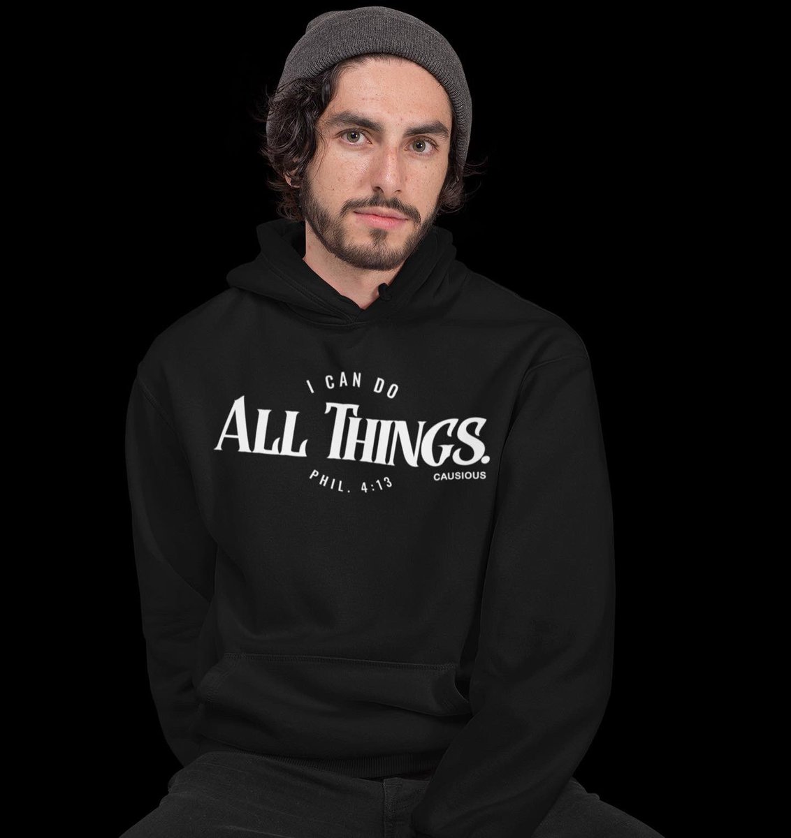 CausiousBrand's tweet photo. I can do ALL THINGS through Christ who strengthens me. Phil. 4:13 #causious #causiousbrand #Hoodie #ICan https://t.co/3J0N04trVf