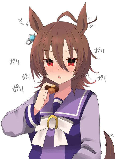 甘味を欲しがってたので作ってあげたら大人しくなったタキオン
#ウマ娘 