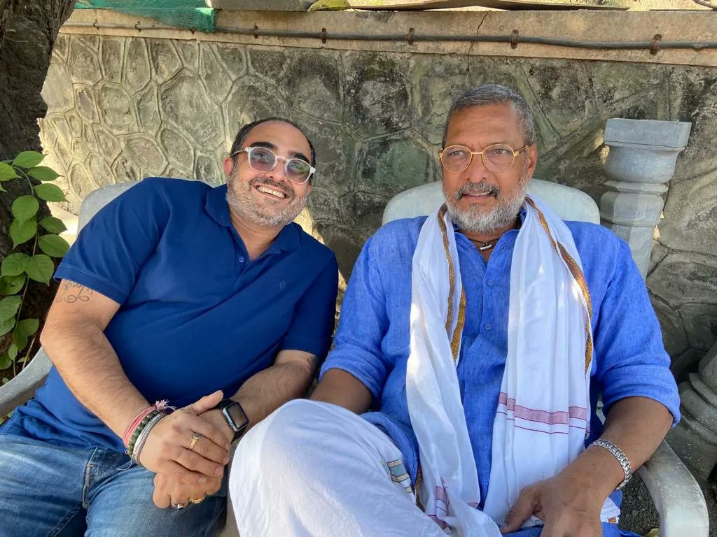 What an astonishing feeling to meet and have lunch with the legendary actor and a person with a heart of gold, Nana Patekar. A day well spent! Looking forward to meeting him again! @nanagpatekar . #nanapatekar #vipulmehta #bollywoodstars #bollywoodactor #bollywooddirectors