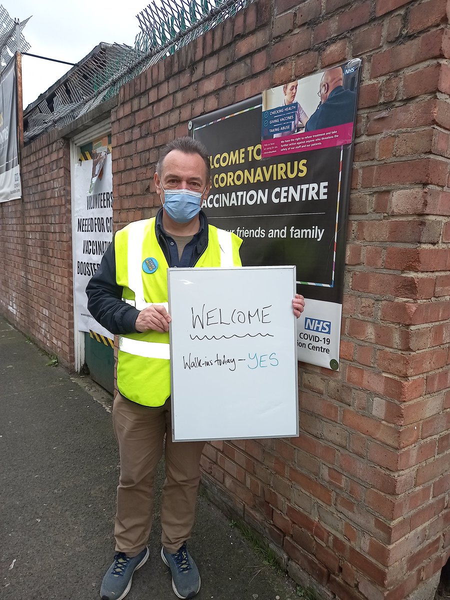 chrismylesk's tweet image. #hackneyvaxpack @hackneycouncil walk-ins welcome today at Bocking Street vaccination centre
