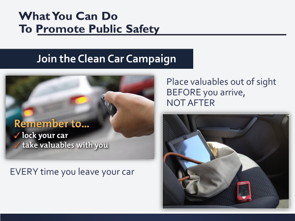 WoodstockPD's tweet photo. By removing valuables in your car from plain sight, you can prevent one of the most common crimes; theft of property from motor vehicles. #cleancarcampaign #lock #hide https://t.co/5VlpJrY87c