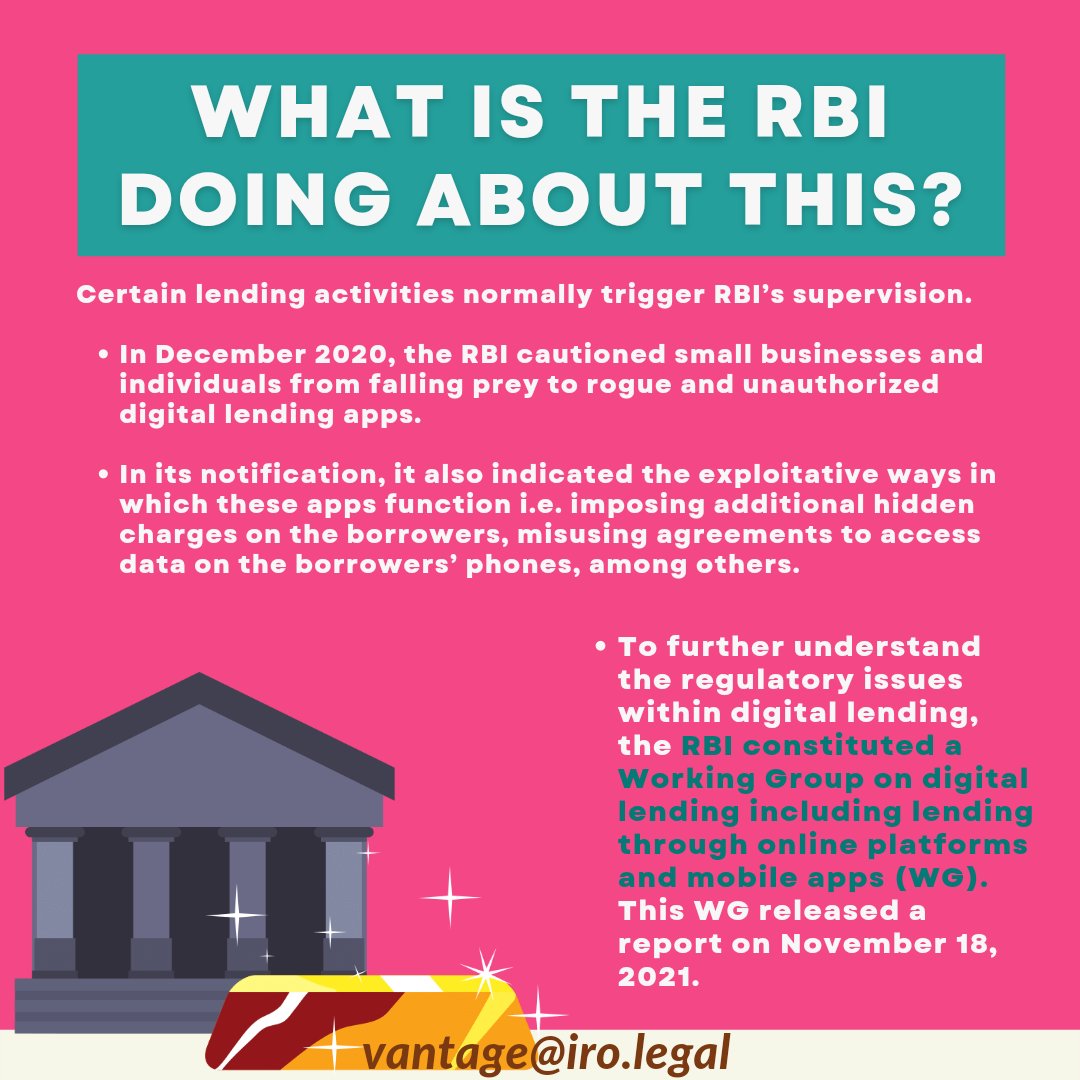 VantagebyIRO's tweet photo. Have you heard about any easy-to-avail #loan apps that impose exorbitant interest rates and exploitative terms?  Read this week's #WTB by Anushri on the growing problem of predatory loan apps in India.

#interestrates #squidgame #fintech #loanservices #apps #playstore #sharks 2/3 https://t.co/8e5YXVE7rS