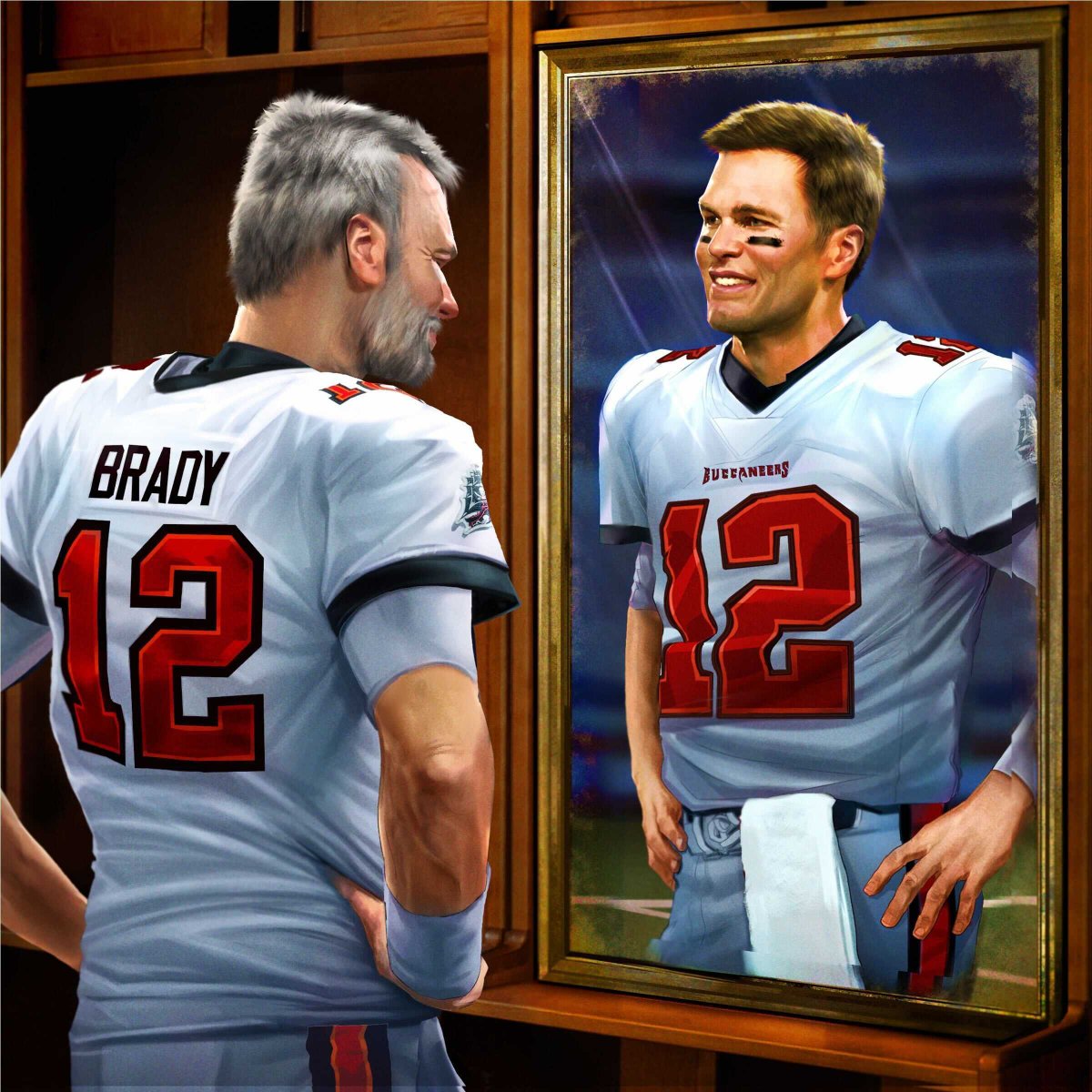 BleacherReport's tweet photo. TB12 🐐 @brgridiron https://t.co/B9L1zAQVwX