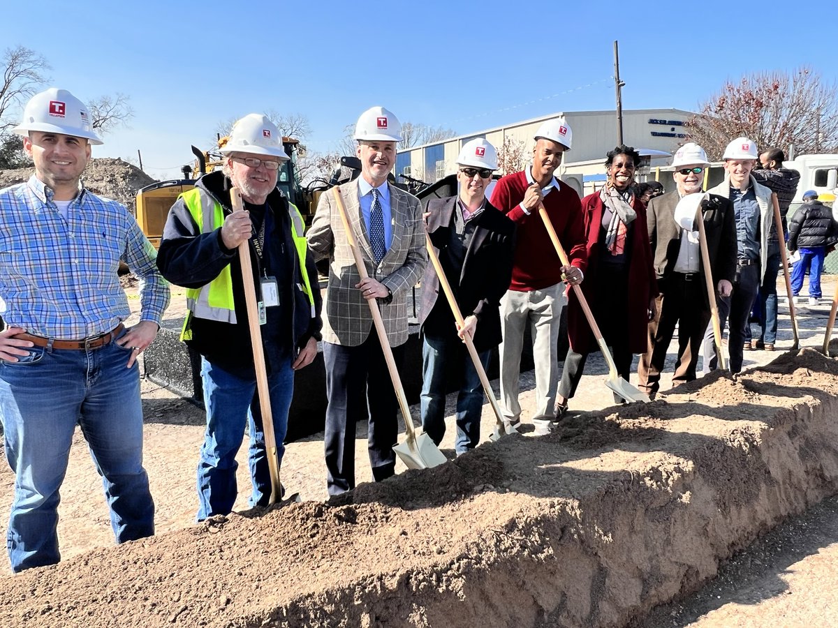 PMHouston's tweet photo. Exciting day as we blessed the foundation of the new @YellowstoneEdu High School, opening in 2023. Great teams make great projects! @KirkseyNews #Tellepsen @CBREPJM https://t.co/cn5x431Ubo