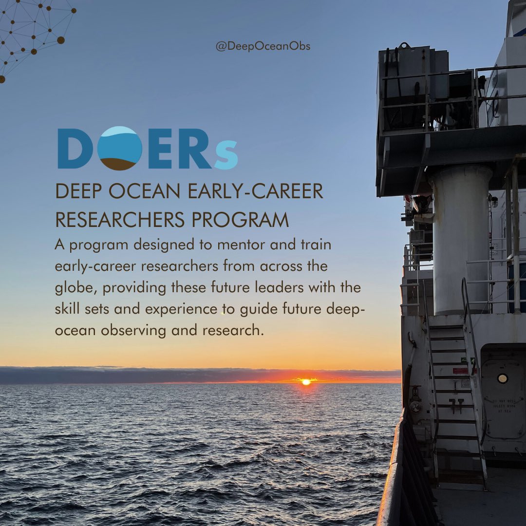 #DeepOceanDOERs are taking over #DOOS Social Media! Starting next week, we’ll be sharing all things #DeepOcean, from science to careers, technology, etc. We’ll also be highlighting DOOS events & our DOERs cohort. Please RT, spread the word, and follow along on this deep dive! 💦