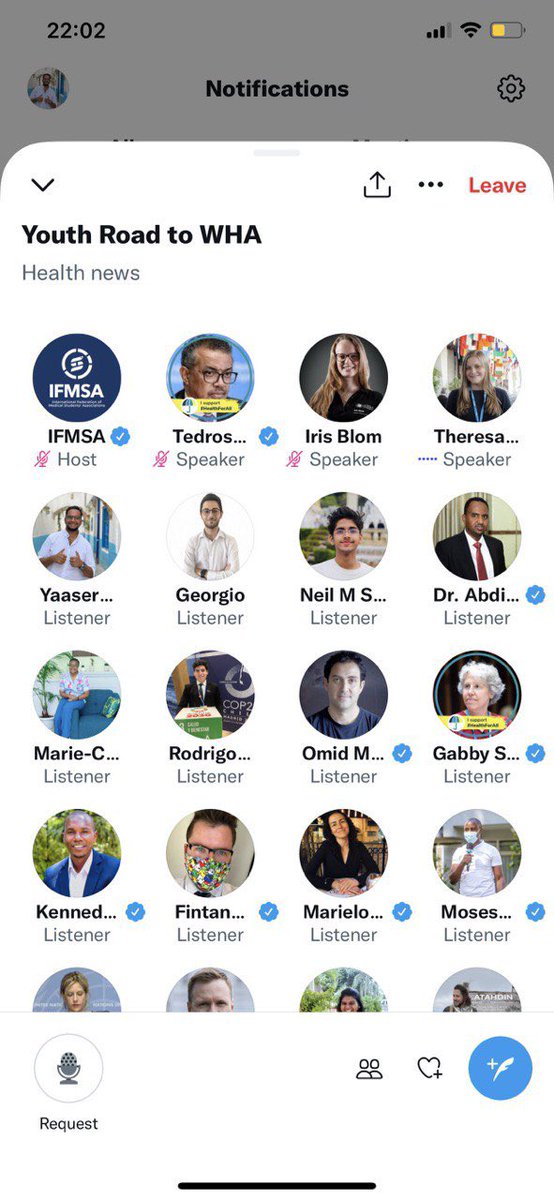 IFMSA (@ifmsa) on Twitter photo Thank you all for joining our space “Youth Road to WHA”, specifically @Drtedros + <a href="/WHO/">World Health Organization (WHO)</a> staff for listening to our ideas. We look forward to implementing them, together! #Youth4Health Thank you all for joining our space “Youth Road to WHA”, specifically @Drtedros + <a href="/WHO/">World Health Organization (WHO)</a> staff for listening to our ideas. We look forward to implementing them, together! #Youth4Health