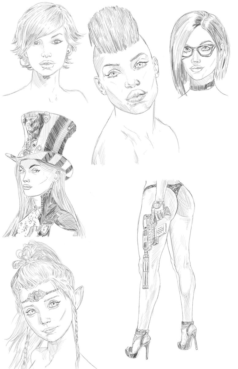 TheInkThinker's tweet photo. I love #girls, girl's, girl's, girl's.... Drawing while listening to #JayZ
#sketchdump #sketchlife #sketch_dailydose #inkthinker #draw #illustration #art #characterart #characterillustration https://t.co/PrO6CEM2l2