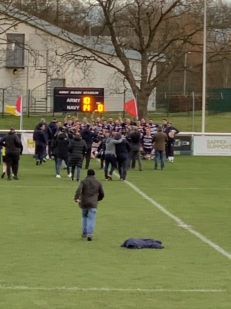 Jon_Knighton's tweet image. A breath taking afternoon at the Army Rugby in Aldershot @ArmySportASCB. An extraordinary fight back by @RoyalNavyRL  against @ArmyRugbyLeague  to win their @TheChallengeCup  second round game with a golden try 14-10. Into round 3 The brothers go for only the second time