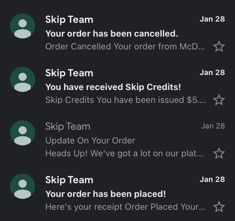 ewerton_af's tweet photo. The @SkipTheDishes experience  :) https://t.co/a9p47kVeoK