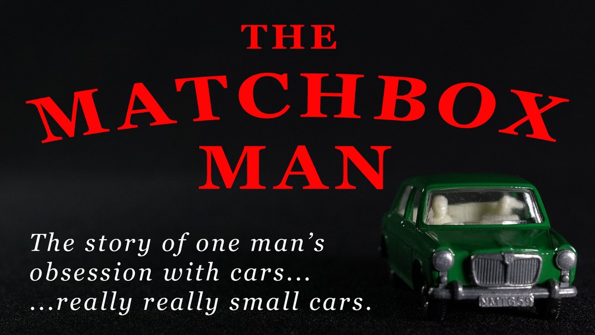 GormanBechard's tweet photo. My newest film, The Matchbox Man - a documentary on #Matchbox car collector #CharlieMack, is NOW streaming on #TubiTV. Watch it today and learn that size really does matter! https://t.co/Gt4icP4451

#Matchboxcars #hotwheels #diecasttoys #documentaries #sizematters #streaming https://t.co/U2QULBcv6f