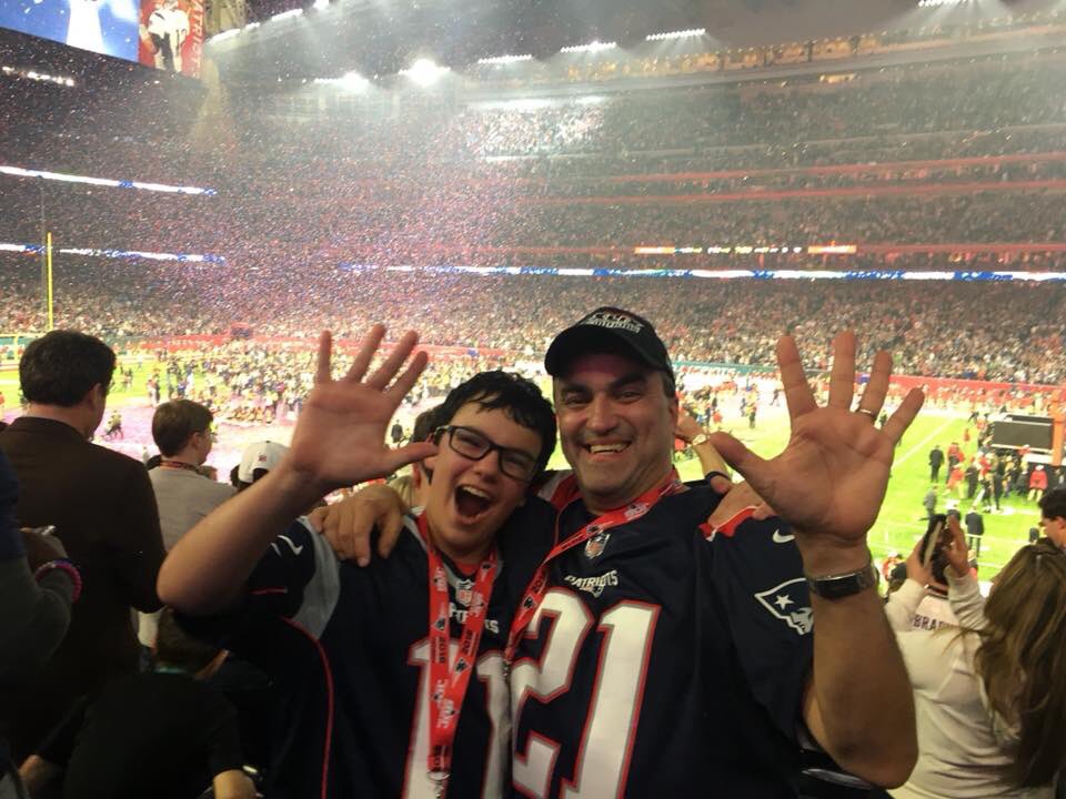 @AdamSchefter @JeffDarlington Thank you @TomBrady 🐐 … you gave @Patriots and #PatriotsNation with so many moments, 6 Lombardies, and 20 years of faith in our team. For me none better than #SuperBowl49 with my father and sister and #SuperBowl51 with my son @RWCH04 - enjoy retirement. #Respect #GOAT