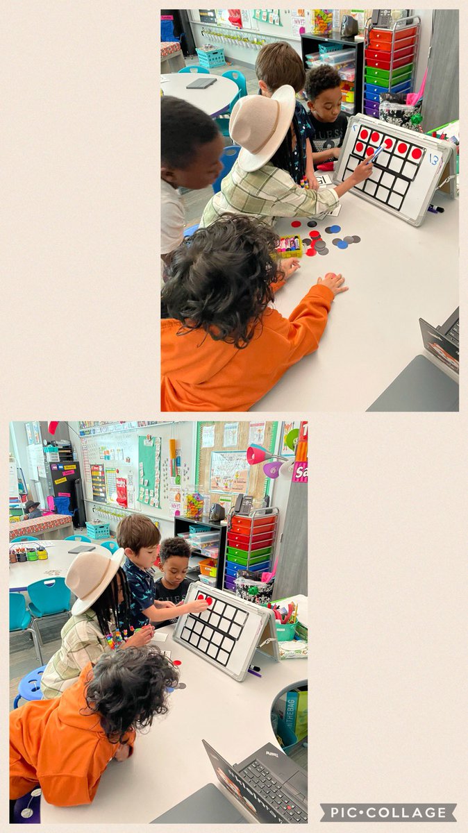 TXCounselor22's tweet photo. When learning is so much fun your kiddos decide to host their own math small group @FoxKISD @KleinISD @kitacombs #likeafox https://t.co/xBD1OuZnKR