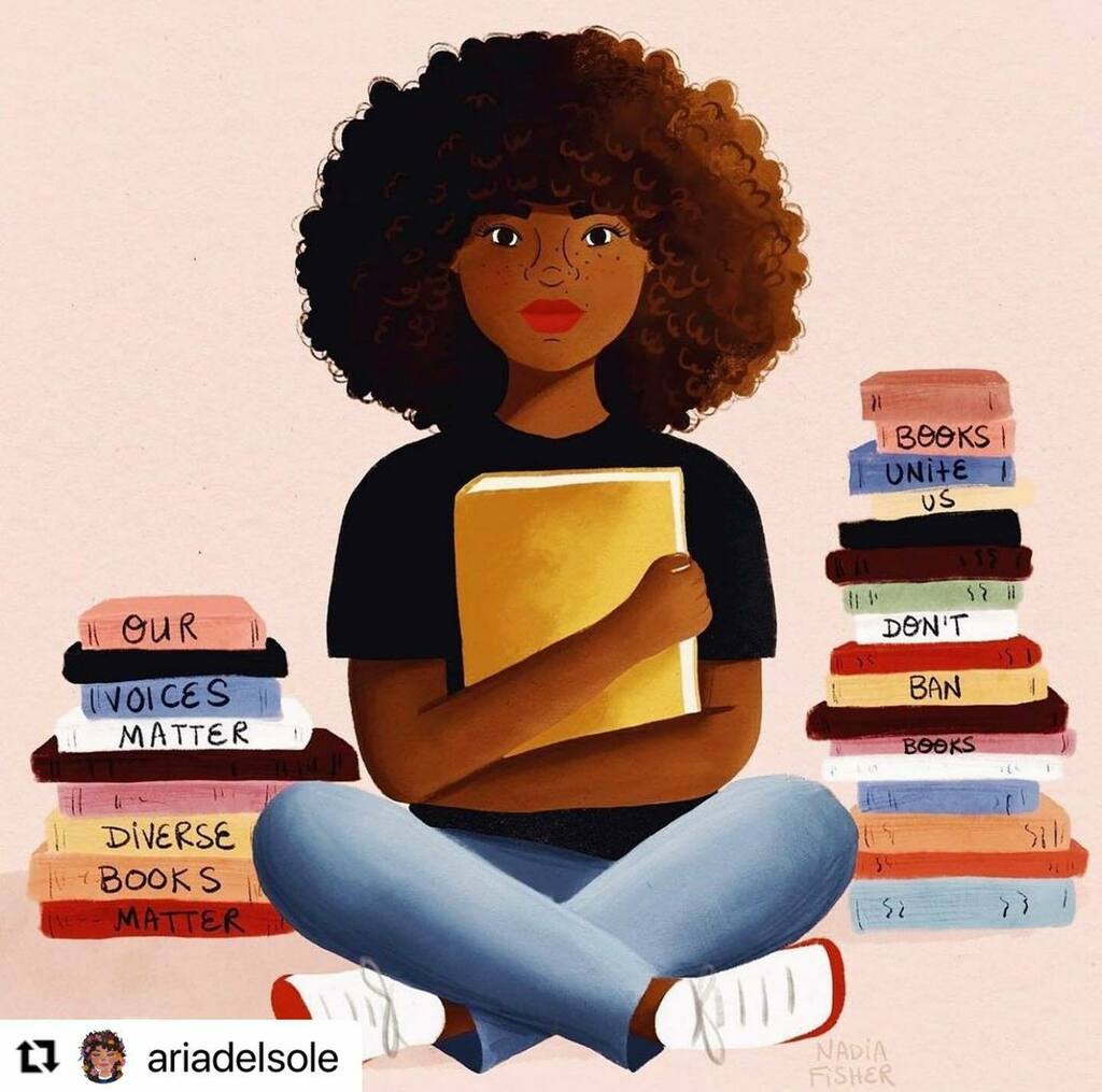 #Repost <a href="/ariadelsole/">Nadia Fisher</a> with <a href="/make_repost/">Repost for Instagram</a>
・・・
Resharing this as more and more books continue to be challenged. Kids deserve to be able to see themselves in books. People deserve to be able to tell their stories in their own voices. And it is important t… instagr.am/p/CZU1xE5pKSb/