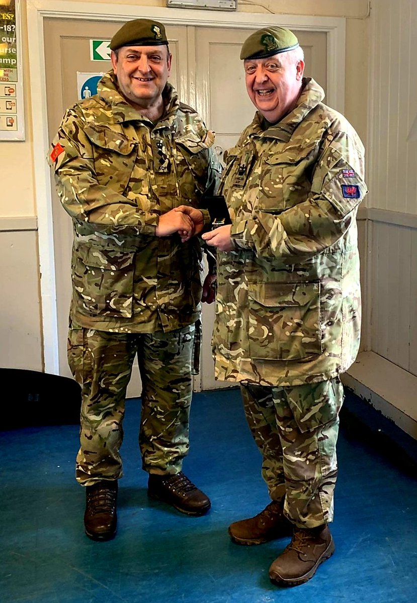 One the best parts of being the Commandant of Clwyd and Gwynedd ACF is having the privilege of rewarding the Adult Volunteers for the hard work they put in for the young people of North Wales. 

Today I was thrilled to present Sergeant Major Gavin Jones with his Cadet Force Medal